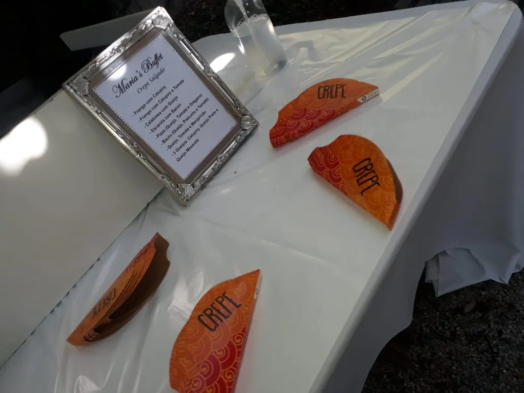 Buffet de crepe francês no cone em Jandira Imagem