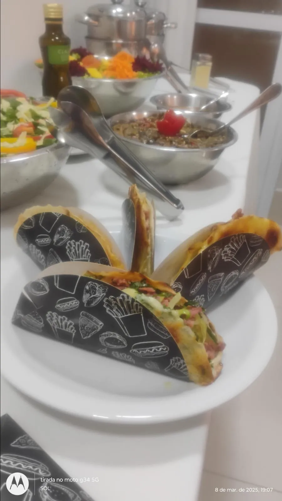 Buffet de Crepe Francês no Cone no ABC Imagem