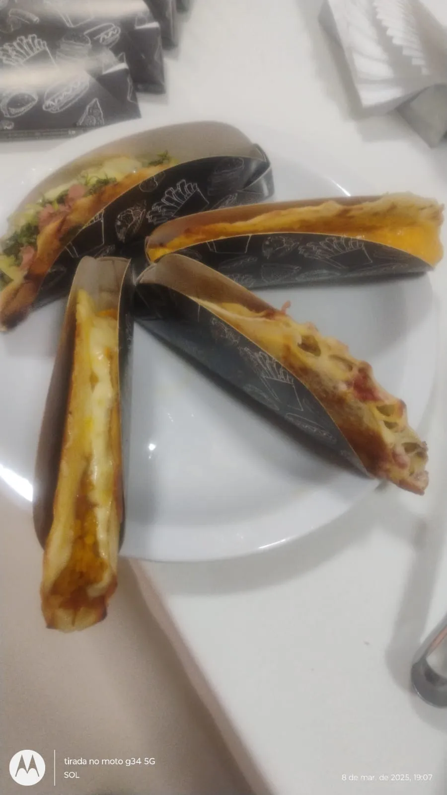 Buffet de Crepe no Cone Doce Imagem