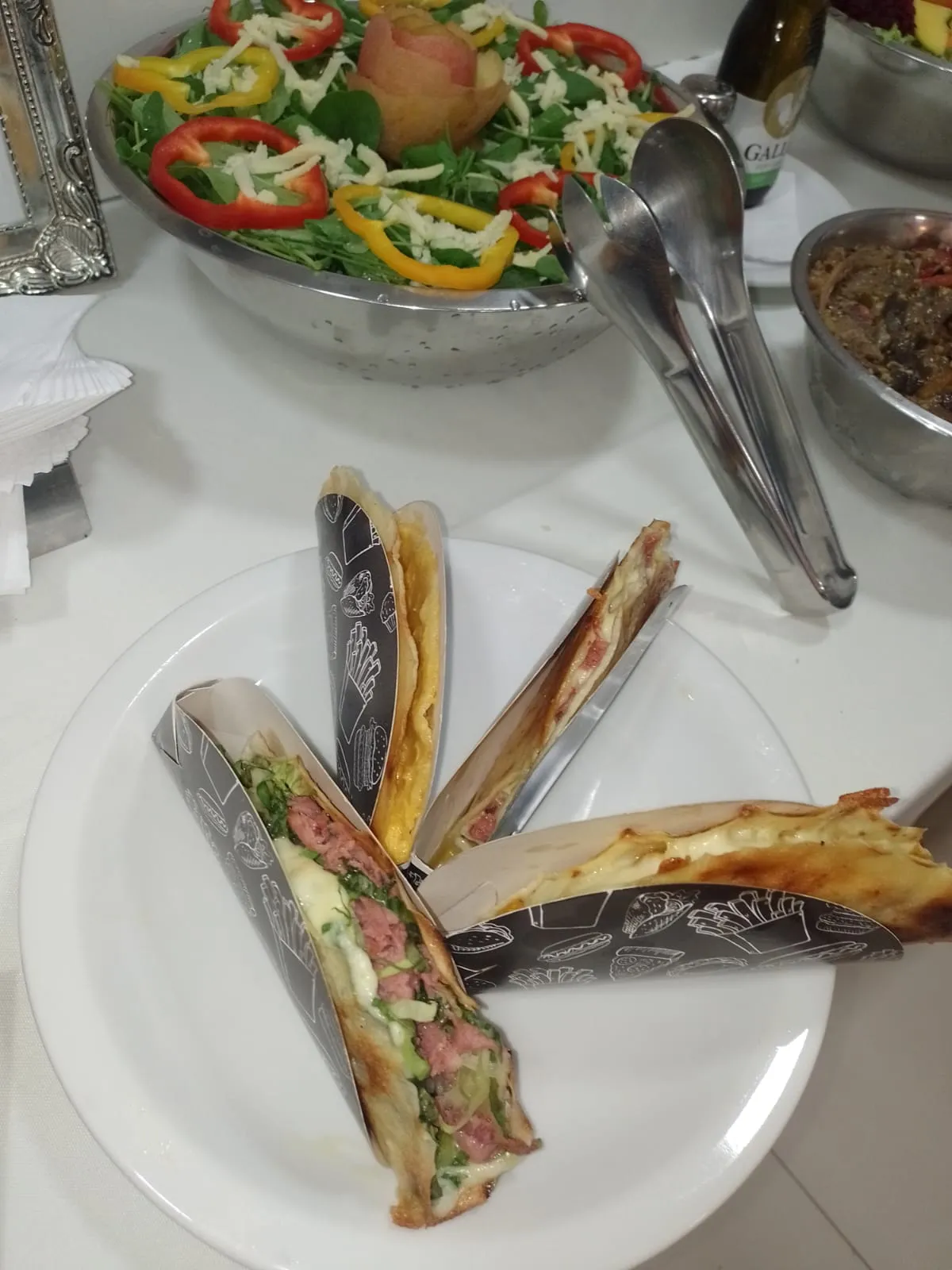 Buffet de Crepe no Cone Salgado